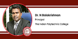 Interview Dr N Balakrishnan Principal at The Indian Polytechnic College Tirunelveli